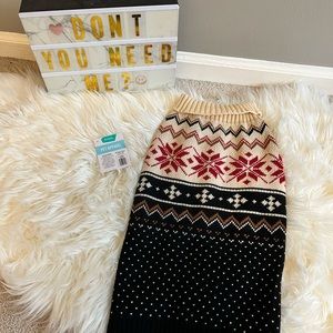 Frisco Fair Isle Snowflake Sweater - sold out on Chewy!